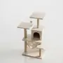 Котешки център за игра и почивка с драскалка и къщичка, 125 см, снимка 3