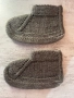 Плетени вълнени дамски терлици 37/38 номер ❤️, снимка 3