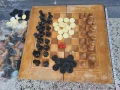 голям дървен шах и табла , снимка 1