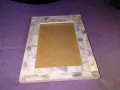Рамка за снимки с перли нова  външен размер 227х165мм и вътр.167х115мм, снимка 1