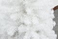 Коледна Снежно Бяла Елха с шишарки , снимка 6