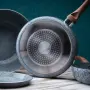 Алуминиев тиган Oliver Voltz Siena OV51319J24, с мраморно каменно керамично покритие, 24 х 5 см., снимка 2