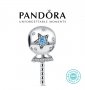 Промо -30%! Талисман Pandora Пандора сребро 925 Blue Star Lollipop. Колекция Amélie, снимка 1 - Гривни - 39577115