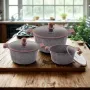 Lexical – PEARL SERIES Гранитен комплект касероли за професионално и домашно готвене, снимка 2