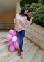 бутик Vision - НАМАЛЕН - Нов розов пуловер кашмир, снимка 1 - Блузи с дълъг ръкав и пуловери - 37751508