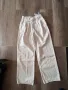 ZARA wide leg панталони широки бели бежови екрю, снимка 3