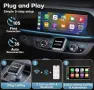 Нов Мини безжичен CarPlay адаптер Android Auto USB-C USB-A Wi-Fi 6 Bluetooth 5.3 кола телефон връзка, снимка 6