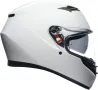 КАСКА AGV K3 E2206 - MONO SETA WHITE, размер М, снимка 4