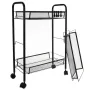 Мобилна кухненска метална етажерка 3 реда, снимка 7