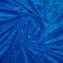 Плат италианско еластично синьо кадифе, снимка 5