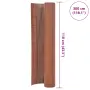 vidaXL Двустранна градинска ограда, 110x300 см, кафява, снимка 5