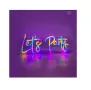  Светещ панел за декорация, LED, Неонов "Let's Party" , снимка 1