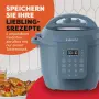 Мултикукър Instant Pot Duo 7 в 1, 5,7 л, син, снимка 4