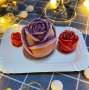 3d Пъпка Роза 4 размера силиконов молд форма украса фондан шоколад бонбон гипс смола свещ сапун, снимка 4