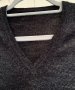 Пуловер V-деколте 100% меринос Италия, снимка 3