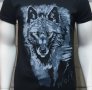 Нова мъжка тениска с дигитален печат Сив Вълк, Серия Вълци, снимка 10