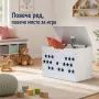Дървен детски сандък за играчки, снимка 9
