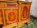 Италиански уникален комод с богата Интарзия , снимка 10