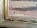 Картина масло на шперплат-03, снимка 4