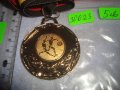 СТАР НЕМСКИ СПОРТЕН МЕДАЛ с ПОЗЛАТА МЕДАЛ - ФУТБОЛ с ЛЕНТА 30623, снимка 2