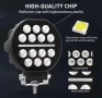 Диоден халоген LED светлини габарит, жълта 12/80V 50W, снимка 5