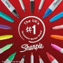Нов Празничен сет Sharpie 25 перманентни маркера – наситени цветове, снимка 7