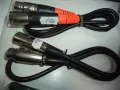 2 къси кабела XLR, снимка 1