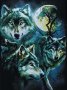 Нова детска тениска с дигитален печат Вълци, пълнолуние, Серия вълци, снимка 10