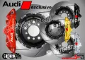 AUDI Exclusive надписи за капаци на спирачни апарати, снимка 1