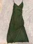 Зелена сатенена рокля Zara s, снимка 1