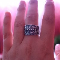 Уникален винтидж сребърен пръстен - модел R098, снимка 2 - Пръстени - 35568491