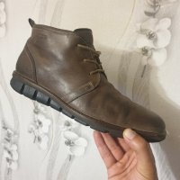 кожени обувки  Ecco Jeremy Hybrid Leather Boot Chukka  номер 45, снимка 1 - Мъжки боти - 42346000