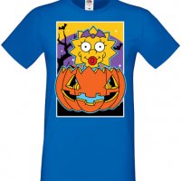 Мъжка тениска The Simpsons Maggie Simpson 03,Halloween,Хелоуин,Празник,Забавление,Изненада,Обичаи,, снимка 4 - Тениски - 38137468