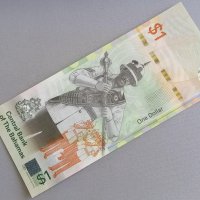 Банкнота - Бахами - 1 долар UNC | 2017г., снимка 2 - Нумизматика и бонистика - 42132051