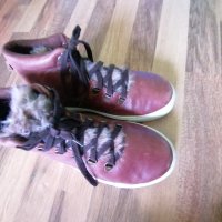 Зимни кожени дамски обувки Виктория,40 номер, снимка 13 - Дамски боти - 36693492