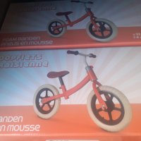 Велосипед без педали , регулируеми кормило и седалка, колела от EVA пяна, Оранжев, снимка 2 - Велосипеди - 42626382
