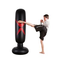 PVC Надуваема боксова круша 160 см, за деца и възрастни, подсилена основа, снимка 3 - Бокс - 44413728
