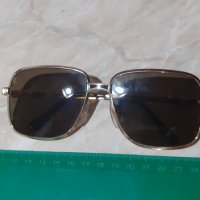 Луксозни слънчеви очила с дебела позлатена рамка, снимка 7 - Антикварни и старинни предмети - 37587681