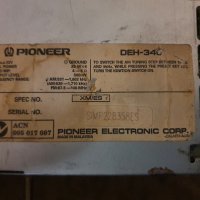 PIONEER DEH-346 Cd Player, снимка 3 - Радиокасетофони, транзистори - 31541557