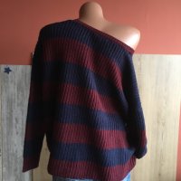 💙💜Широк пуловер,м/л размер👉10 лв.👖, снимка 2 - Блузи с дълъг ръкав и пуловери - 31590262
