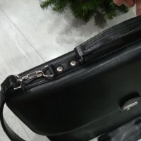 Луксозна мъжка бизнес чанта от естествена кожа ECHTES LEDER, снимка 2 - Чанти - 38943755