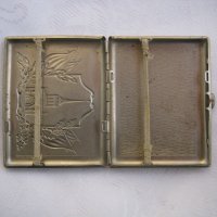 руска стара табакера кутия метал, снимка 3 - Други ценни предмети - 29408843