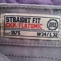 Дънки Straight Fit Ckh. Flatomik, снимка 2 - Дънки - 42086922