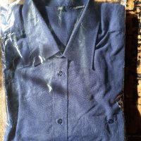 мъжка риза с дълъг ръкав М-XXL тъмно синя, чисто нова, в целофан, снимка 5 - Ризи - 30535878