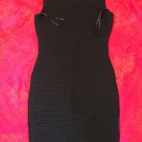 Черна рокля Calvin Klein, снимка 5 - Рокли - 29842132