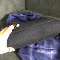 Маркова чанта от вълнен текстил "Erbs Denmark" / тъмно синя, снимка 4 - Чанти - 36909530