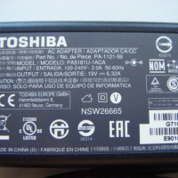 Оригинално зарядно Toshiba 120W, снимка 2 - Захранвания и кутии - 33979892