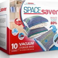 SpaceSaver - 10бр вакумни торбички с подарък помпа - високо качество