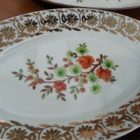 Стар български порцелан чинии за риба , снимка 5 - Антикварни и старинни предмети - 36905911