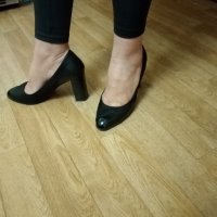 Официални обувки от естествена кожа, снимка 6 - Дамски обувки на ток - 42849257